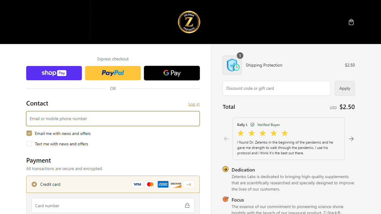 How to apply Zstacklife coupon code